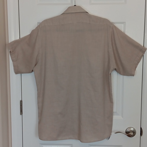 Editions By Van Heusen Men's 15 1/2 (32/33) Tan Dress Shirt Button Down - Picture 5 of 5